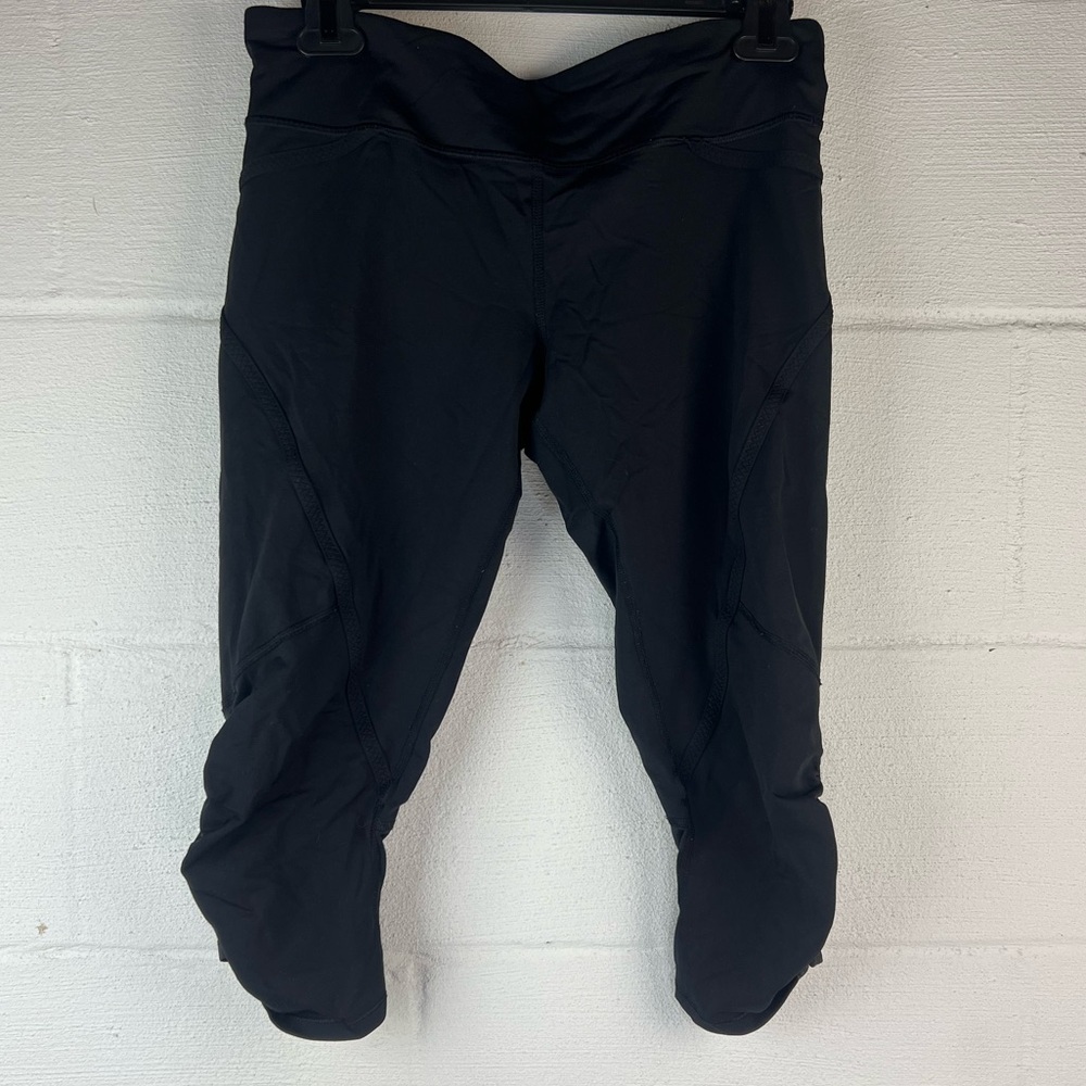 Lululemon Run For Your Life Crop Ruched Leggings, 8 - Picture 2 of 13